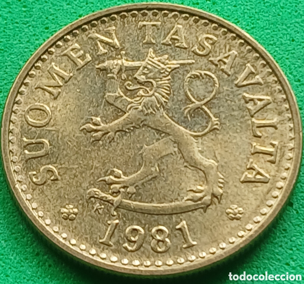 Monedas antiguas de Europa: Finlandia 10 pennia 1981 km#46