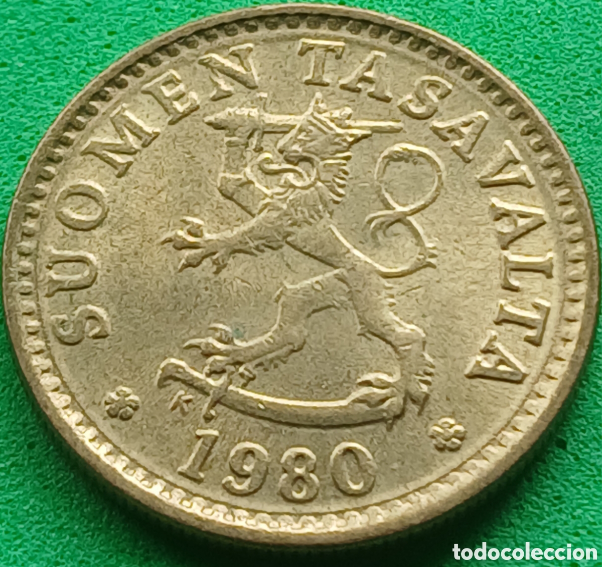 Monedas antiguas de Europa: Finlandia 10 pennia 1980 km#46