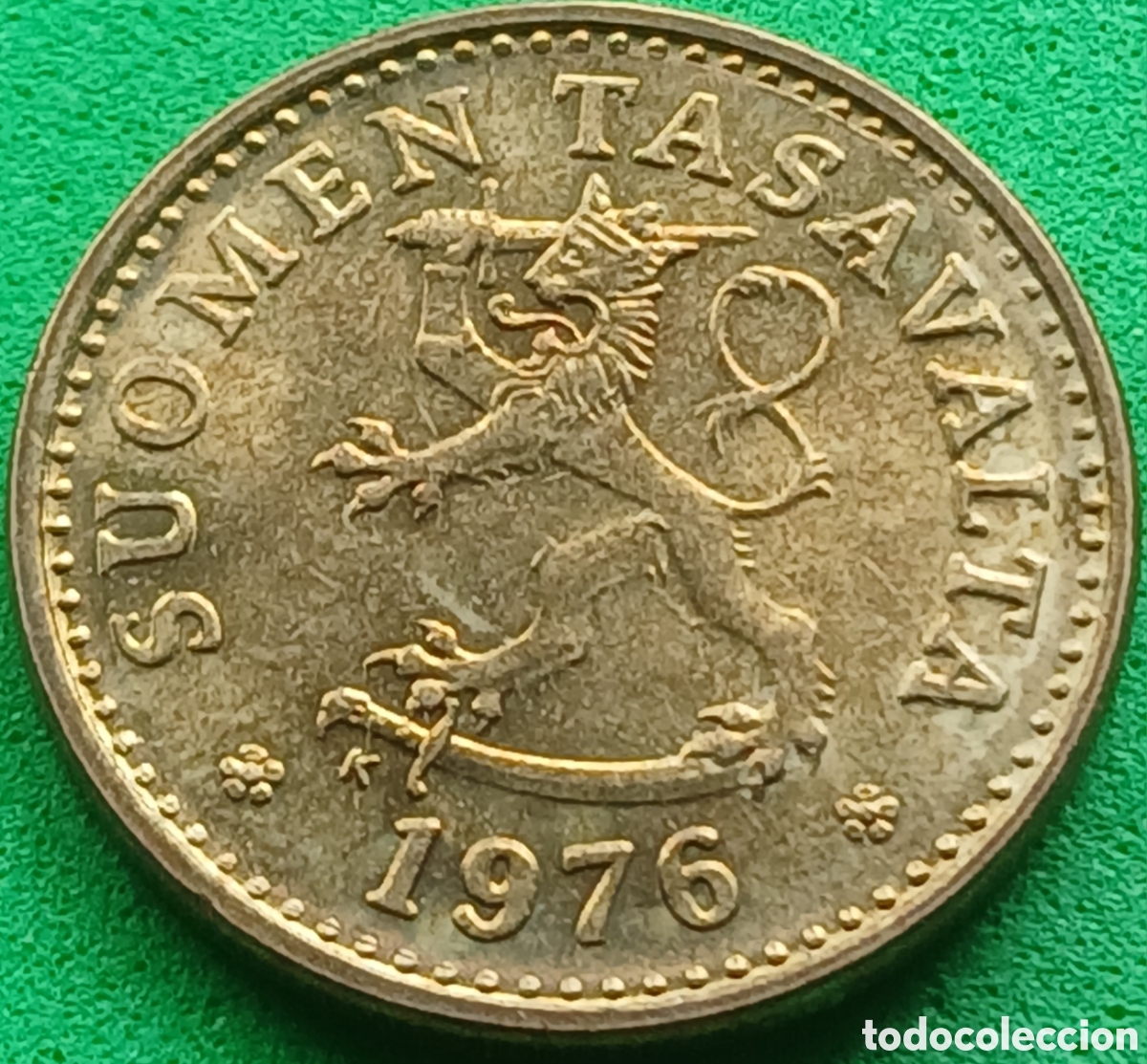 Monedas antiguas de Europa: Finlandia 10 pennia 1976 km#46
