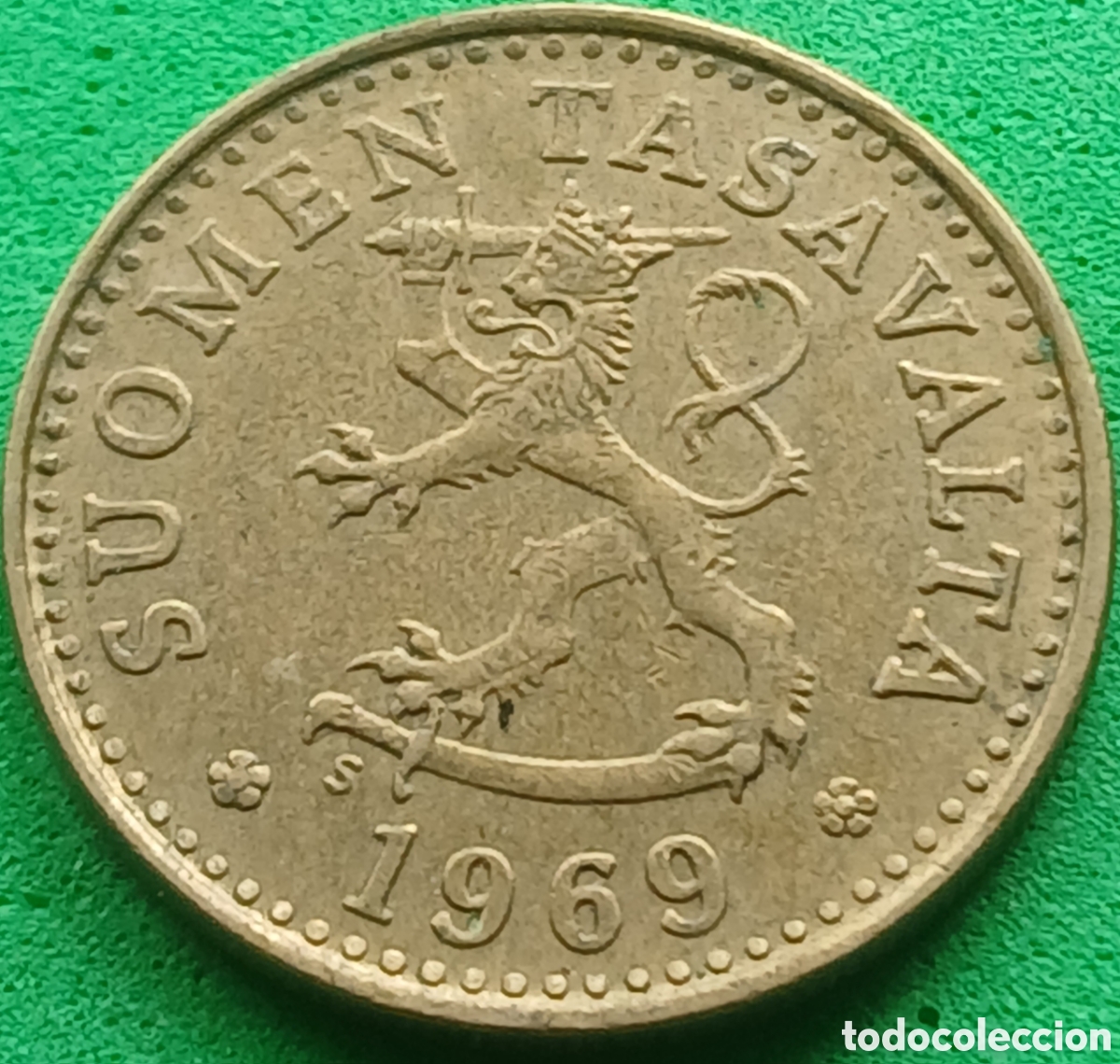 Monedas antiguas de Europa: Finlandia 10 pennia 1969 km#46