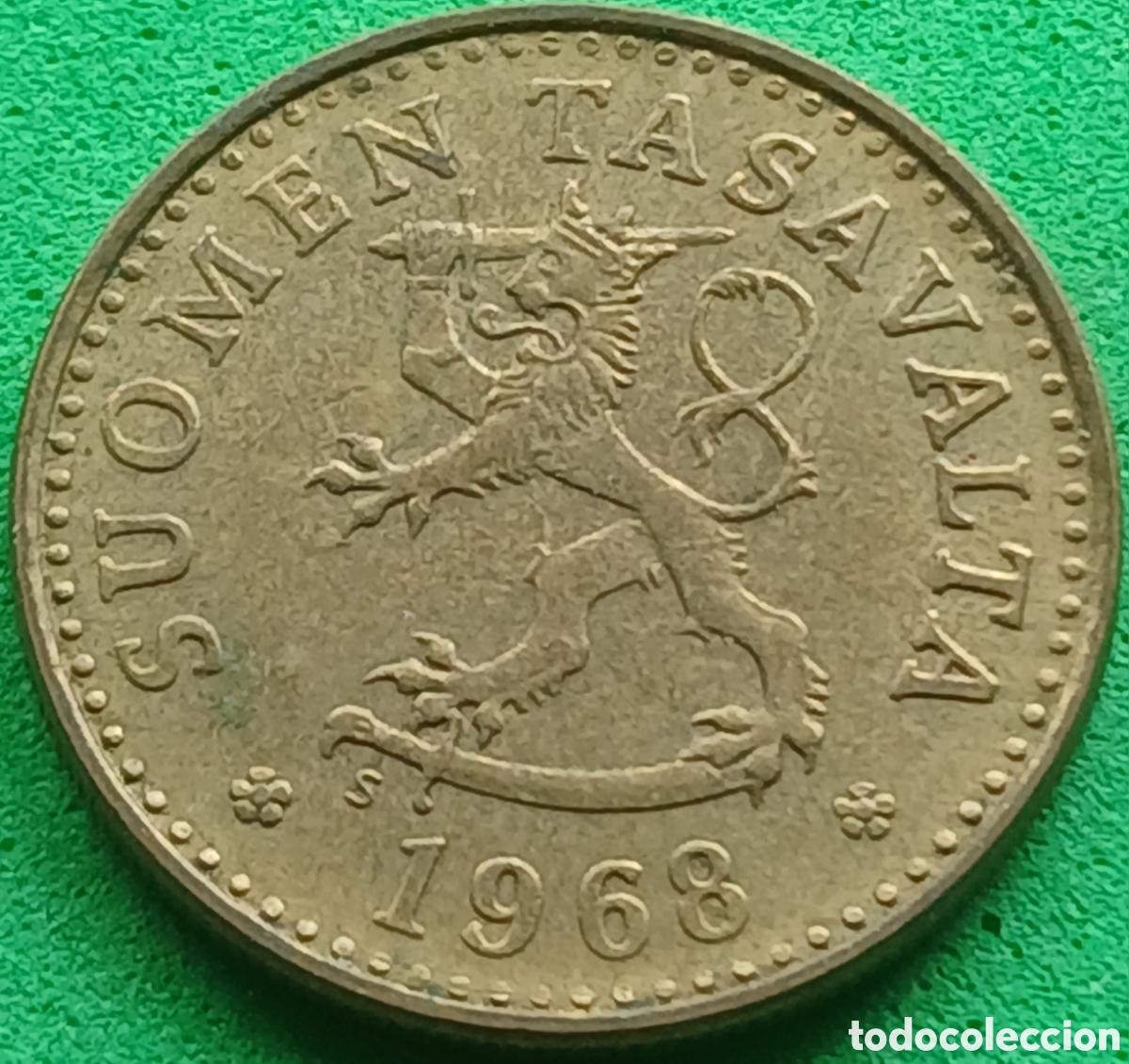 Monedas antiguas de Europa: Finlandia 10 pennia 1968 km#46