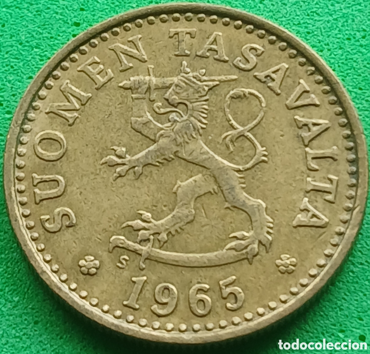 Monedas antiguas de Europa: Finlandia 10 pennia 1965 km#46