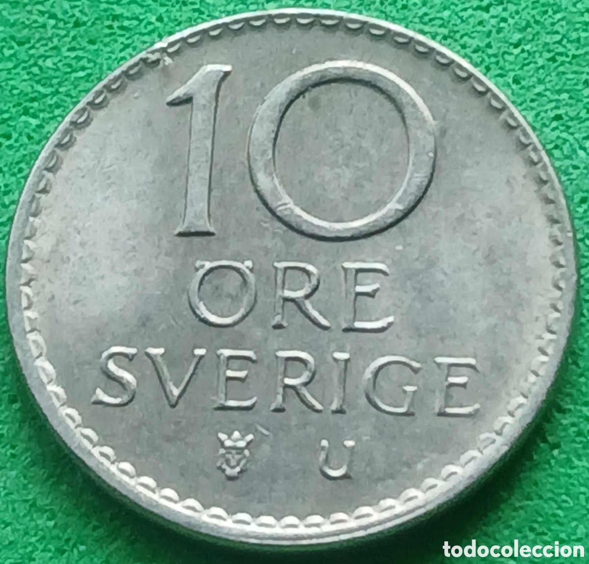 Monedas antiguas de Europa: Suecia 10 ore 1963 km#835