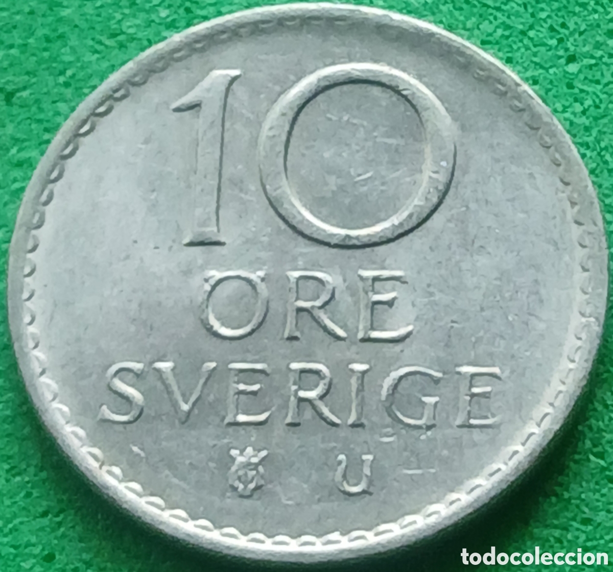 Monedas antiguas de Europa: Suecia 10 ore 1971 km#835