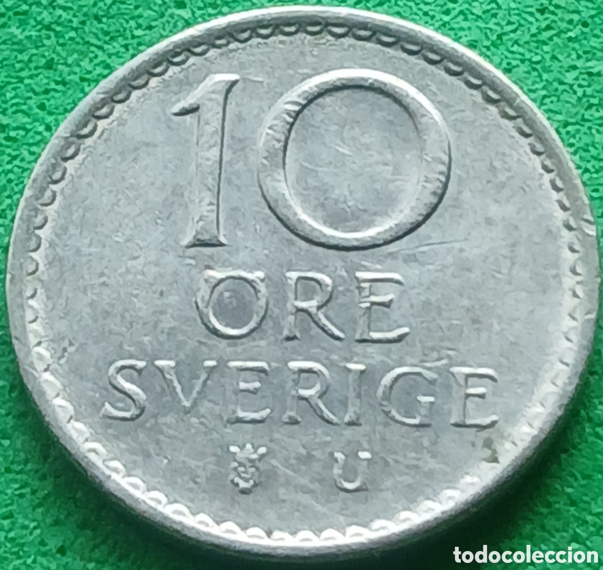 Monedas antiguas de Europa: Suecia 10 ore 1972 km#835