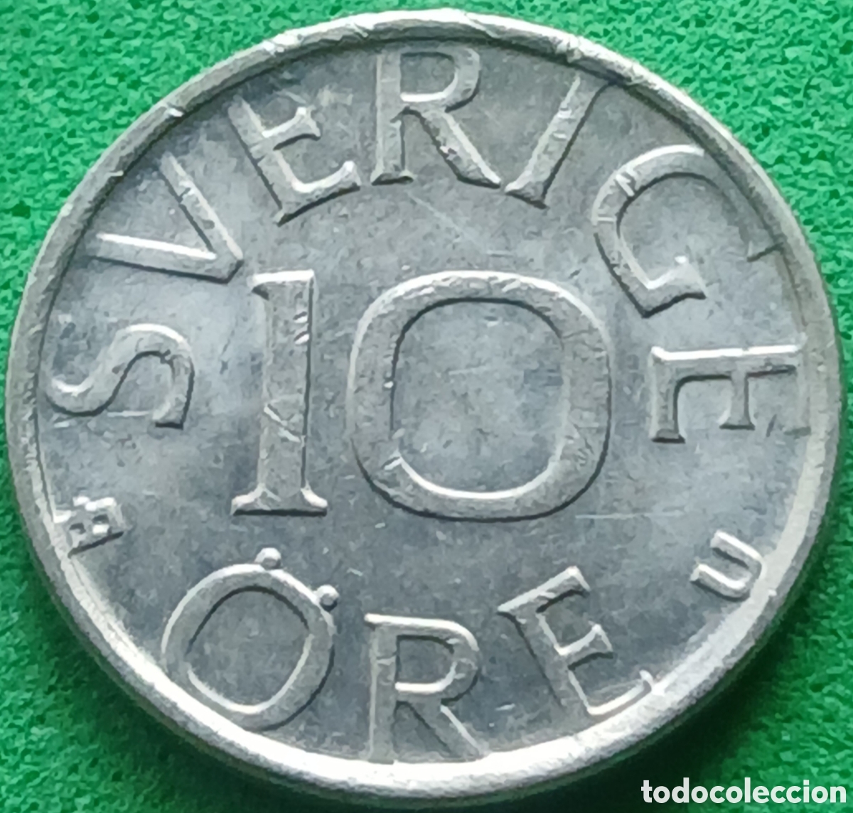 Monedas antiguas de Europa: Suecia 10 ore 1977 km#850