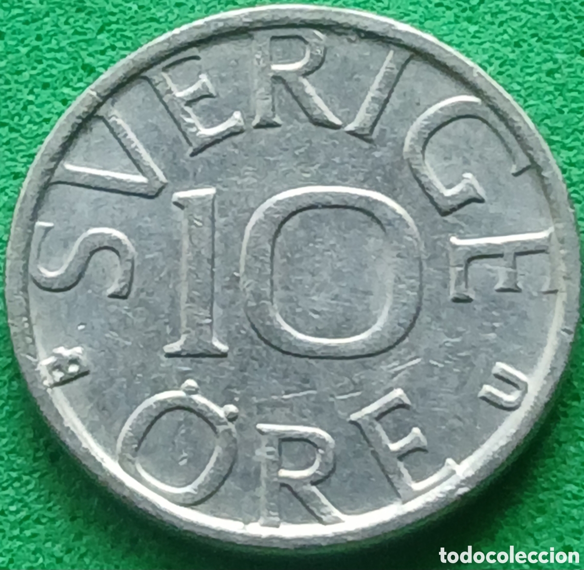 Monedas antiguas de Europa: Suecia 10 ore 1979 km#850
