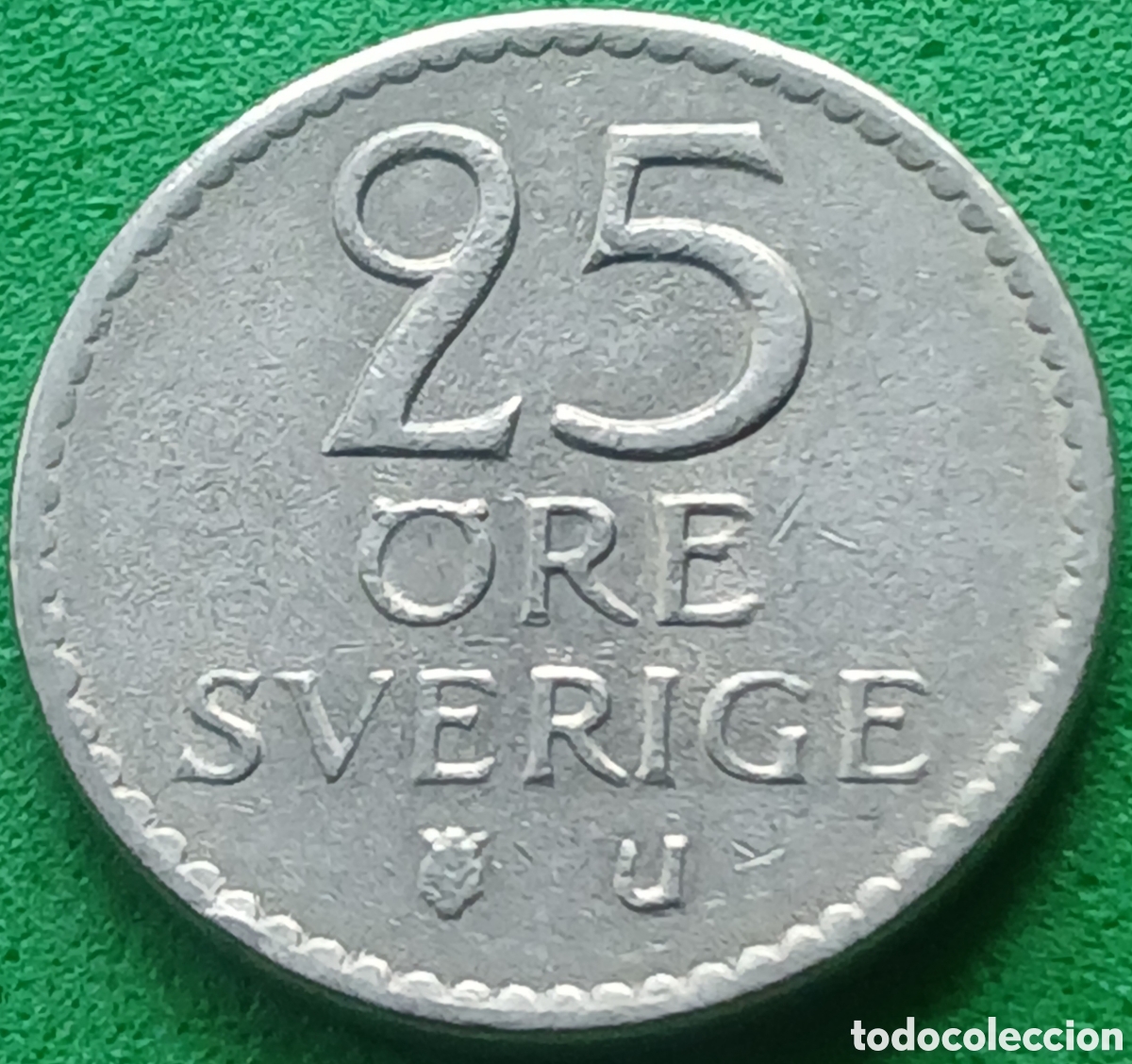 Monedas antiguas de Europa: Suecia 25 ore 1963 km#836