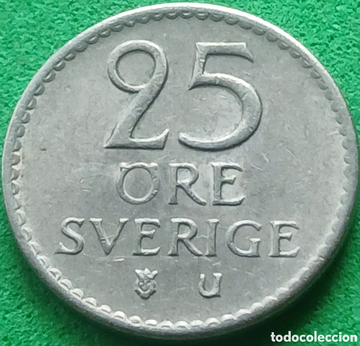 Monedas antiguas de Europa: Suecia 25 ore 1966 km#836