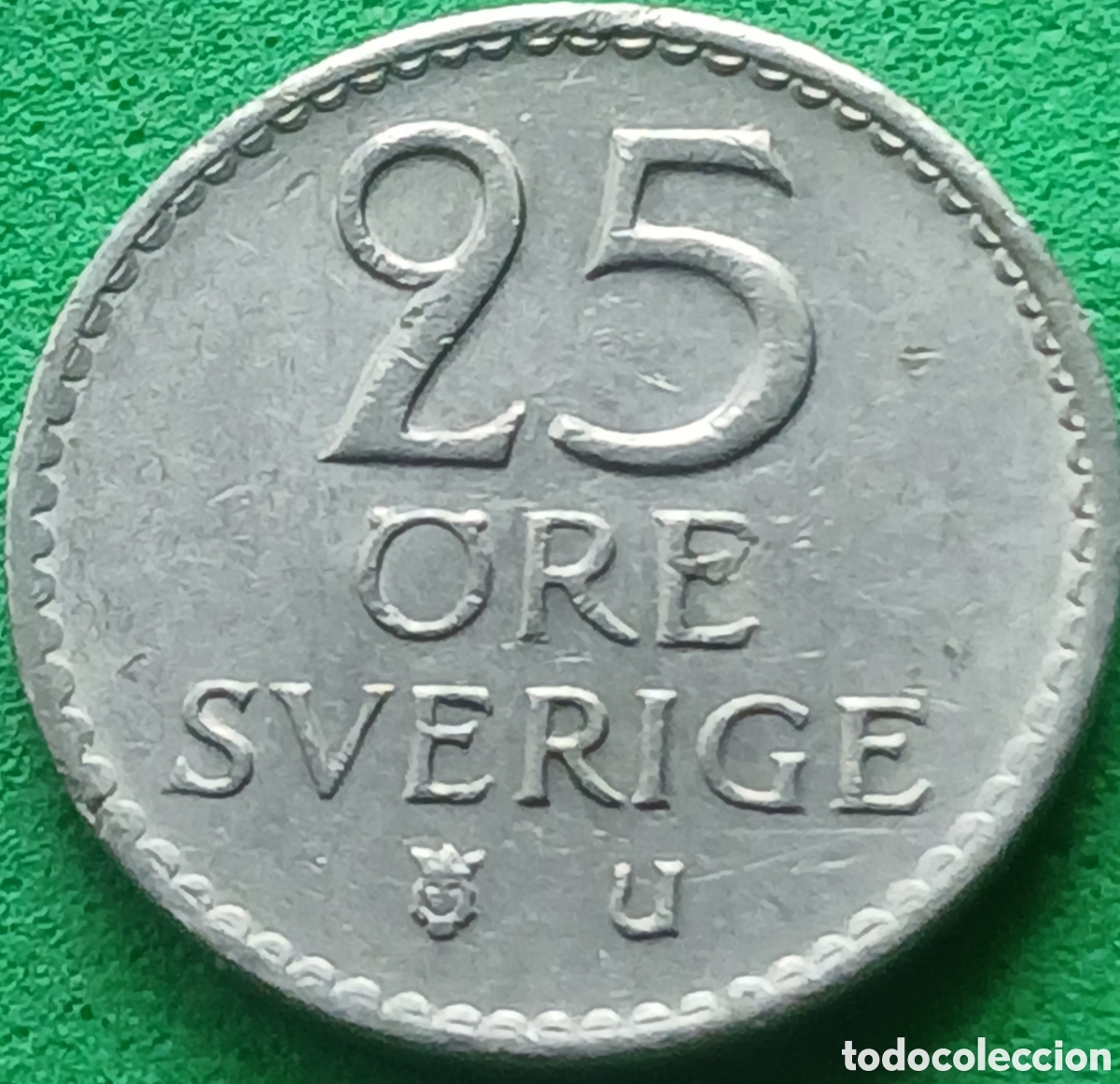 Monedas antiguas de Europa: Suecia 25 ore 1967 km#836