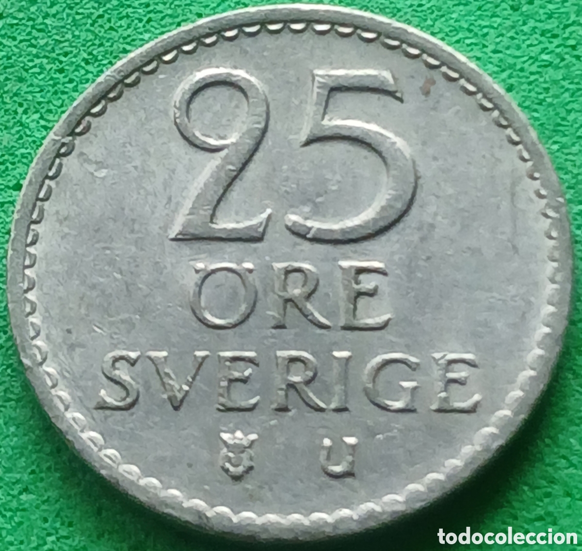 Monedas antiguas de Europa: Suecia 25 ore 1969 km#836