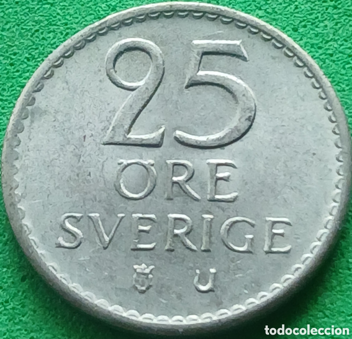 Monedas antiguas de Europa: Suecia 25 ore 1970 km#836