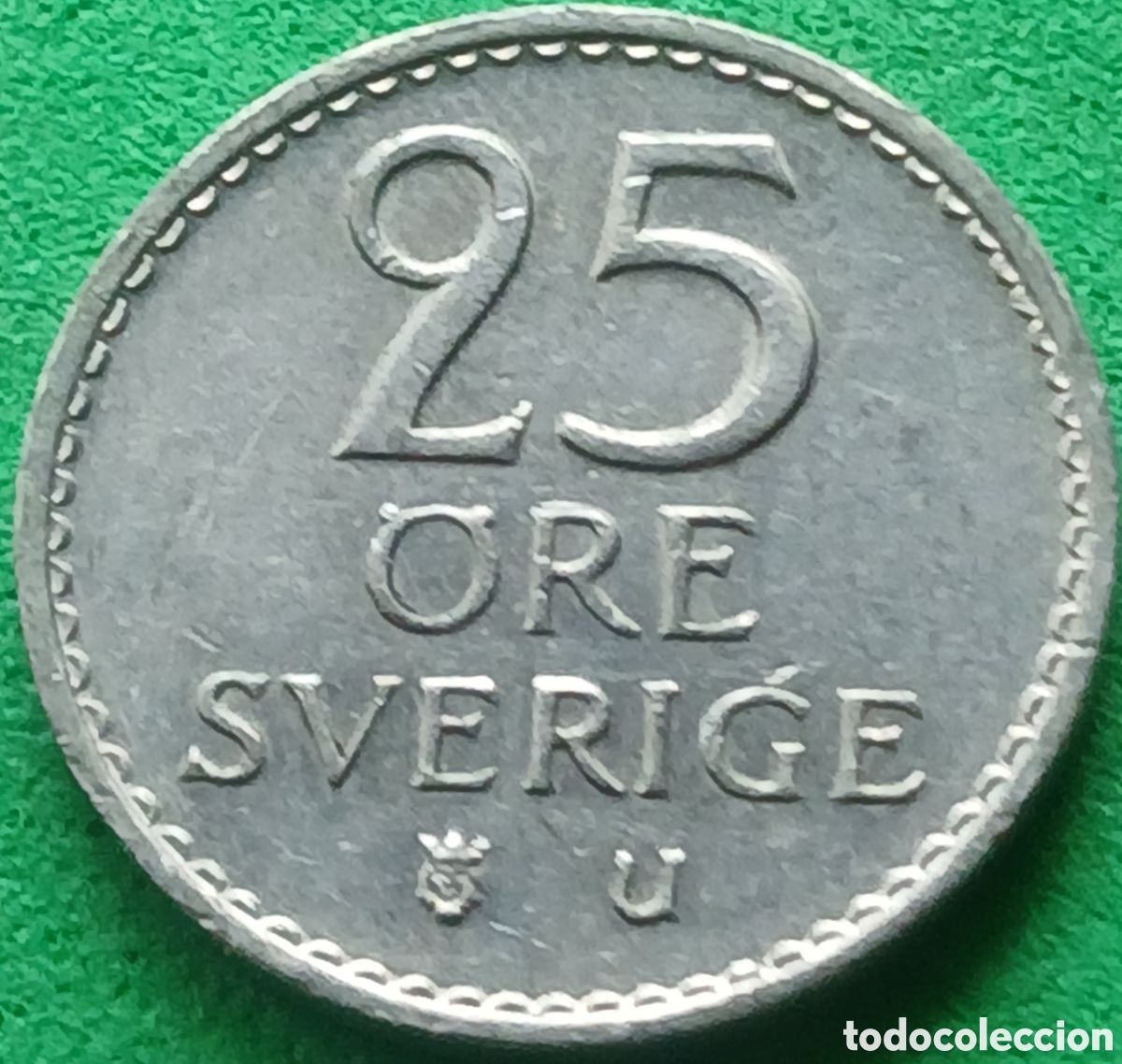 Monedas antiguas de Europa: Suecia 25 ore 1973 km#836