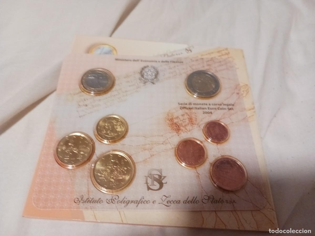 Monedas antiguas de Europa: Cartera Italia 2004 1 c&eacute;ntimo a 2 euros &euro; 8 monedas kms oficial