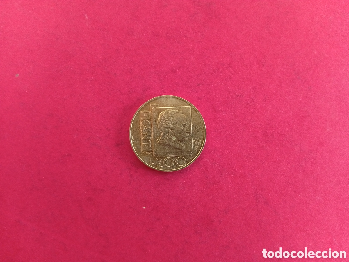 Monedas antiguas de Europa: 200 liras de San Marino 1996