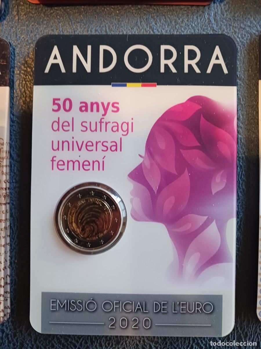 Monedas antiguas de Europa: Andorra 2 euros &euro; 2020 Sufragio Universal Femenino - Coincard