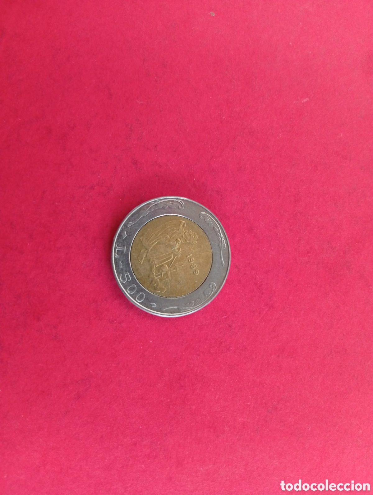 Monedas antiguas de Europa: 500 liras de San Marino 1989