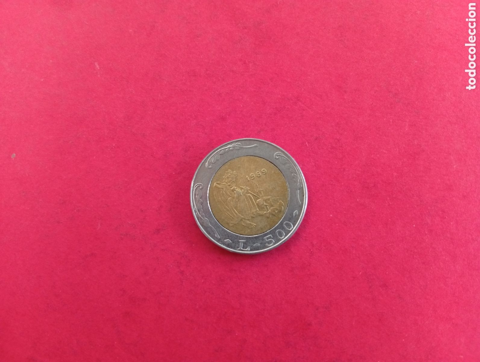 Monedas antiguas de Europa: 500 liras de San Marino 1989
