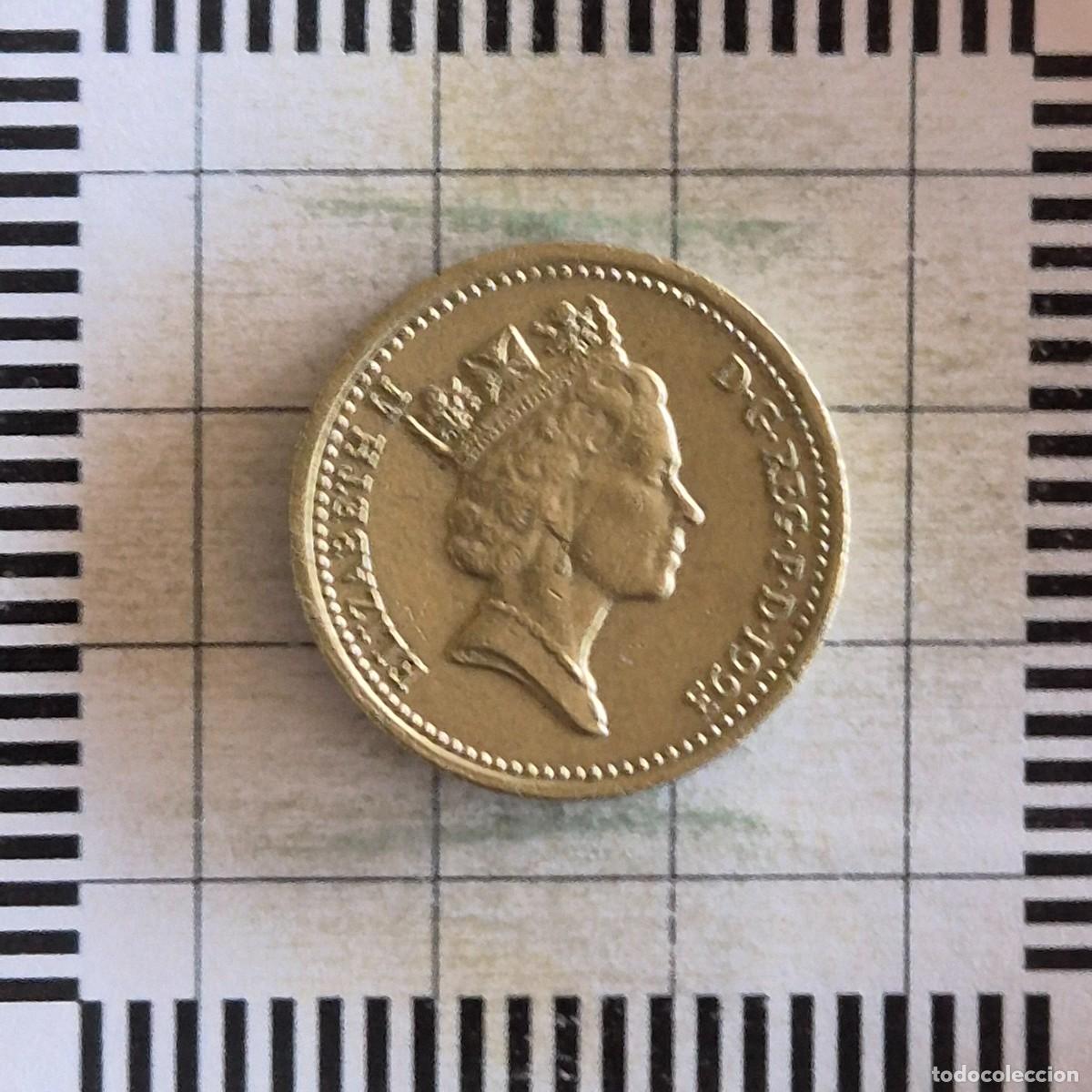 Monedas antiguas de Europa: 1 LIBRA, GRAN BRETA&Ntilde;A. ISABEL II, 1993. (KM#964).