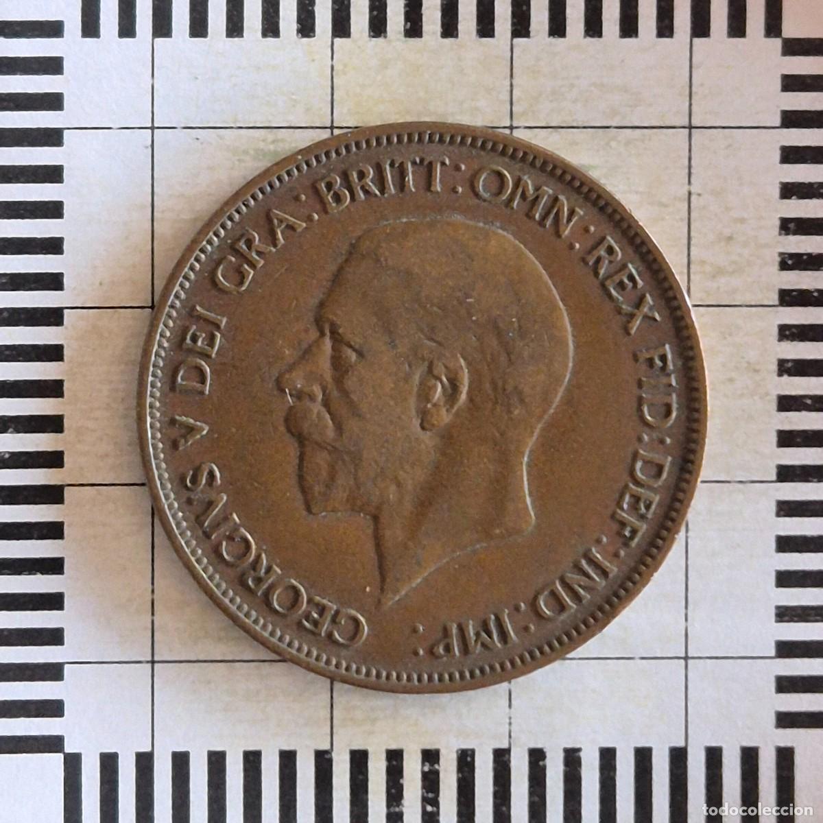 Monedas antiguas de Europa: 1 PENIQUE, GRAN BRETA&Ntilde;A. JORGE V, 1935. (KM#838).
