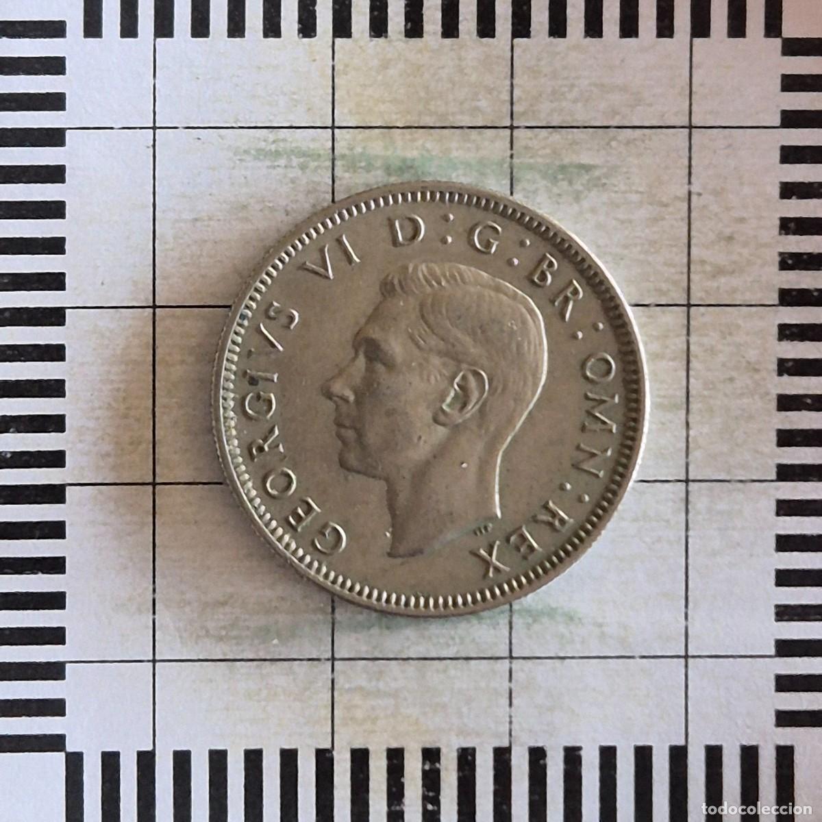 Monedas antiguas de Europa: 1 SHILLING, GRAN BRETA&Ntilde;A. JORGE VI, 1949. (KM#876).