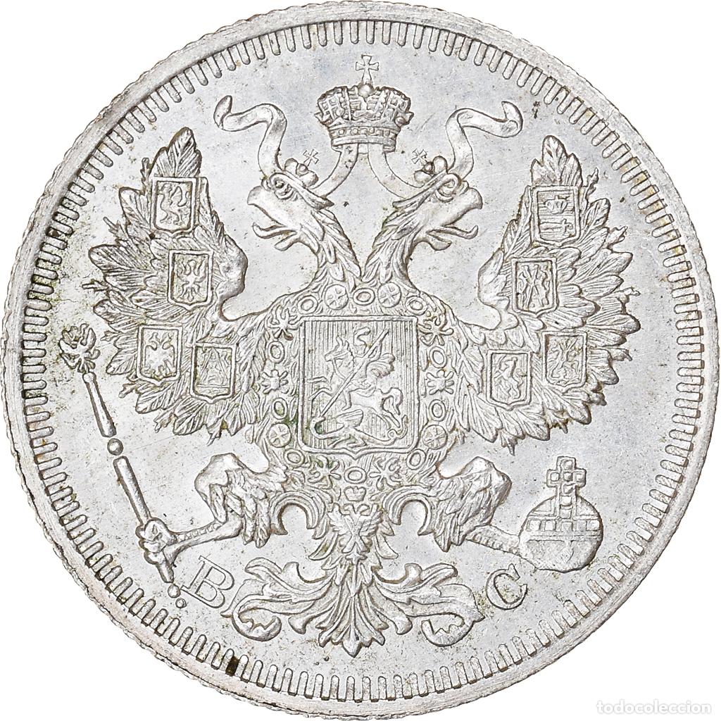 Monedas antiguas de Europa: [#1064567] Moneda, Rusia, Nicholas II, 20 Kopeks, 1915, Saint-Petersburg, SC, Plata