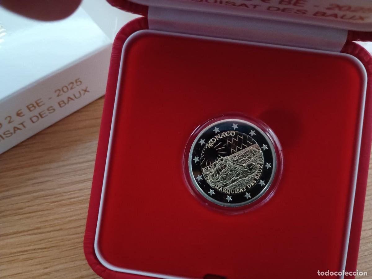 Monedas antiguas de Europa: M&oacute;naco 2 euros 2025 proof Marquesado de Baux / Marquisat des Baux &euro;