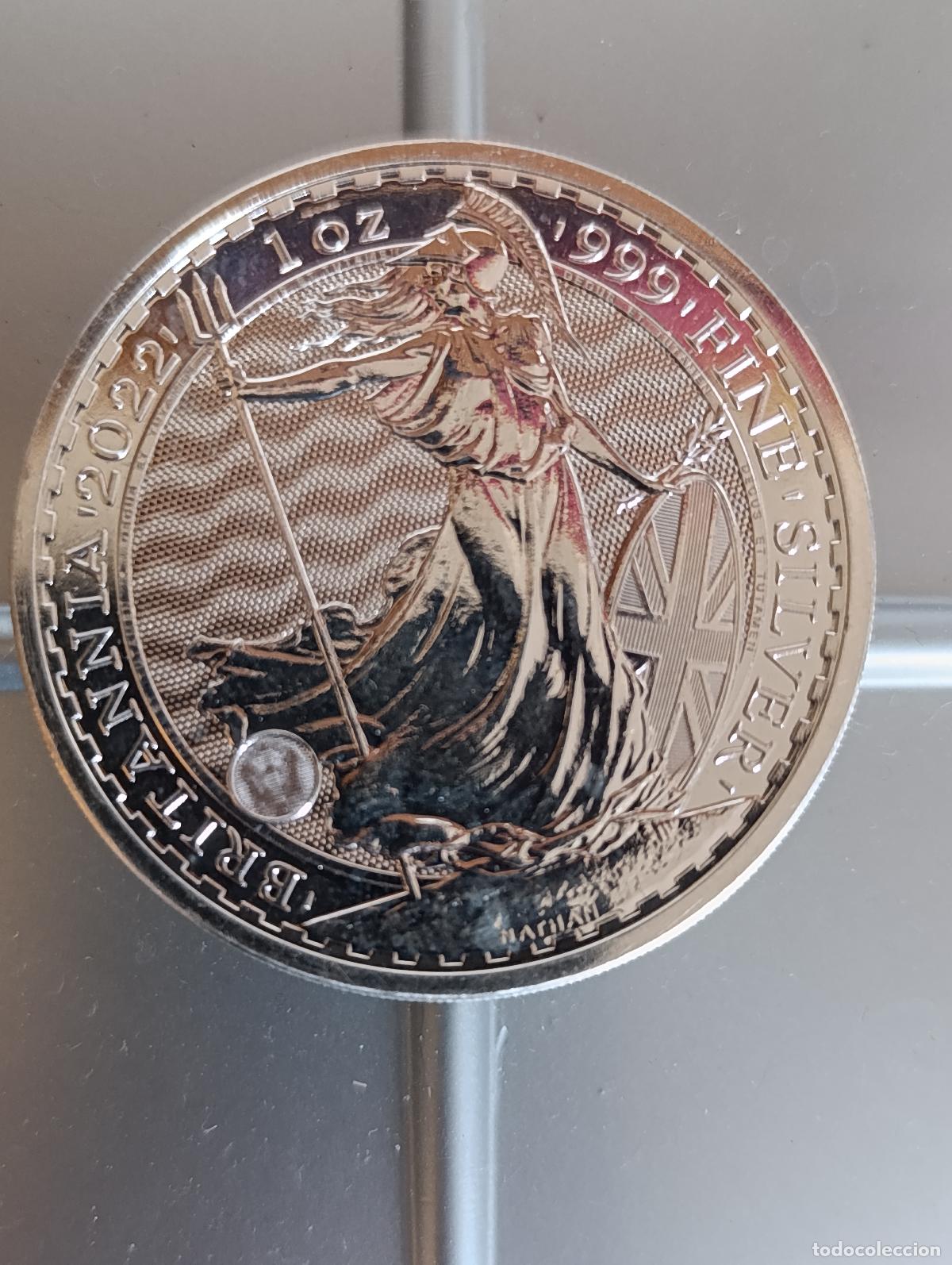 Moedas antigas da Europa: Reino Unido. 2 Pounds 2022 - Britannia - 1 Oz (.999) (Britannia 3)