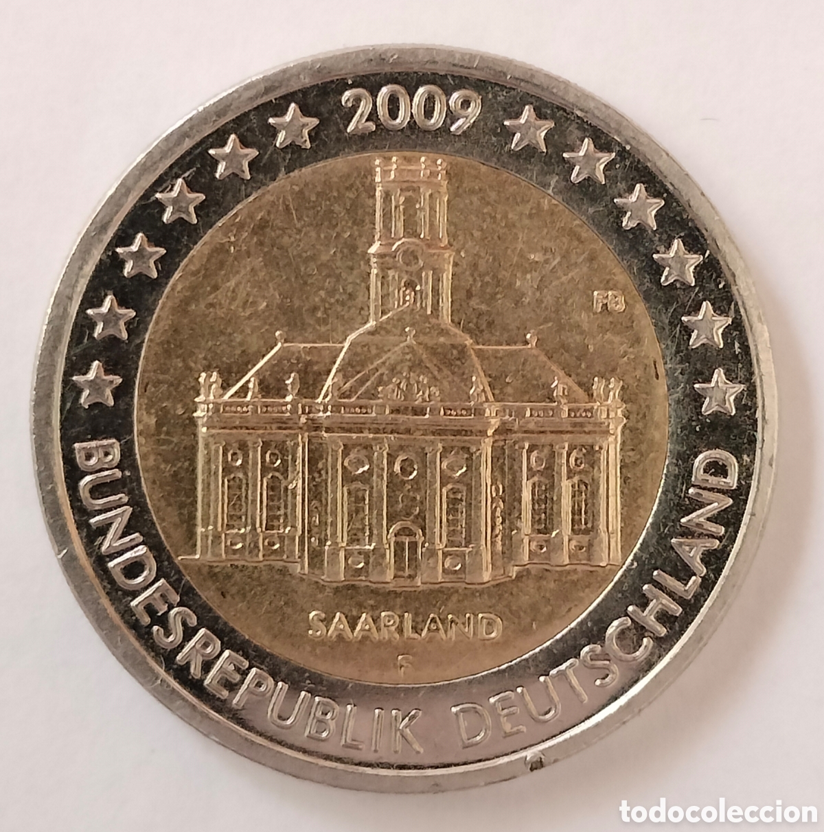 Monedas antiguas de Europa: 2 euros de Alemania emitida en 2009