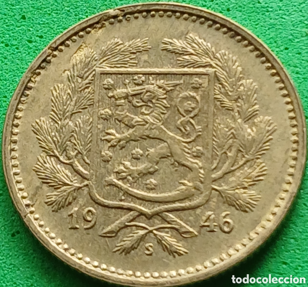 Monedas antiguas de Europa: Finlandia 5 marcos 1946 km#31a