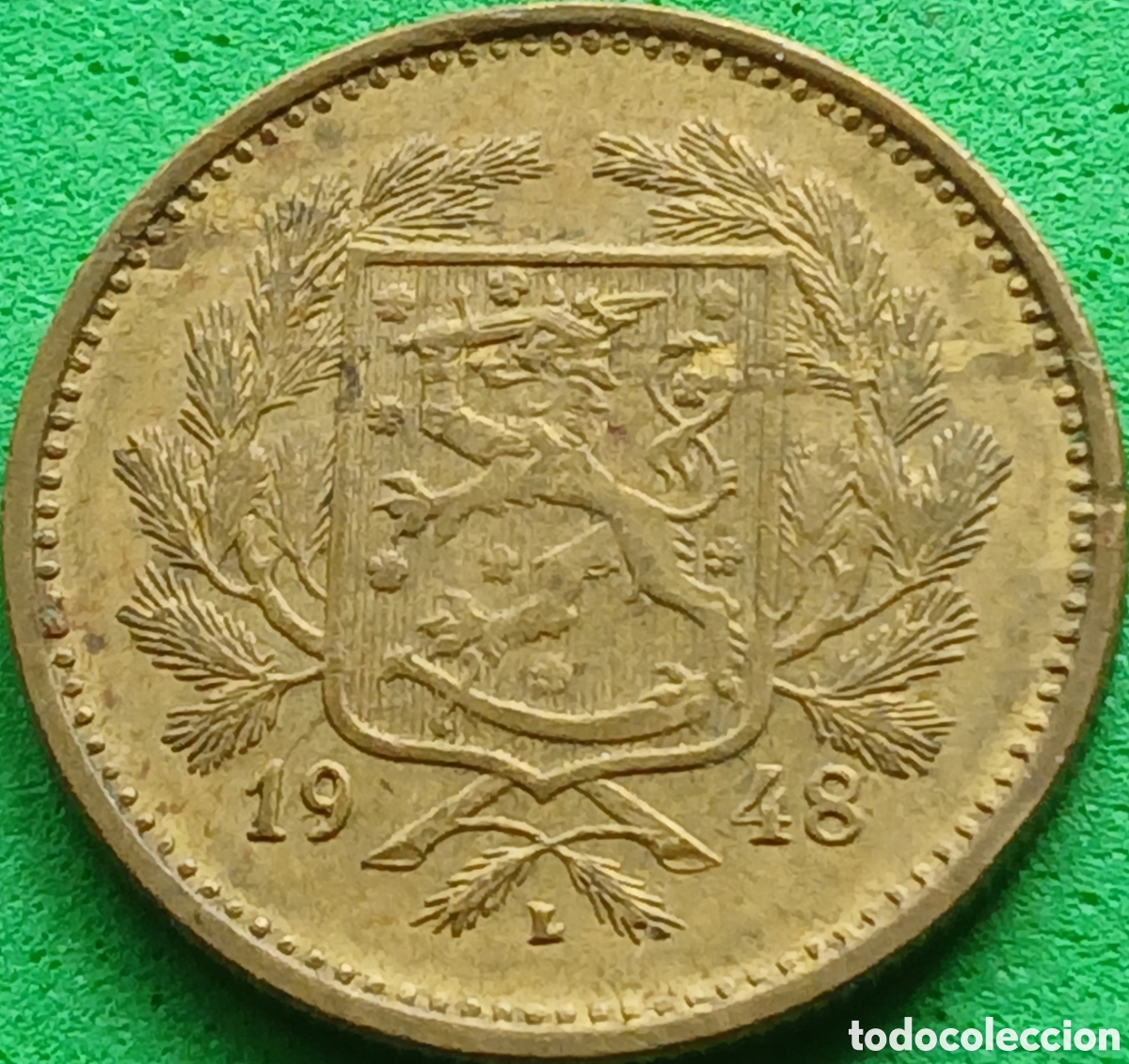Monedas antiguas de Europa: Finlandia 5 marcos 1948 km#31a