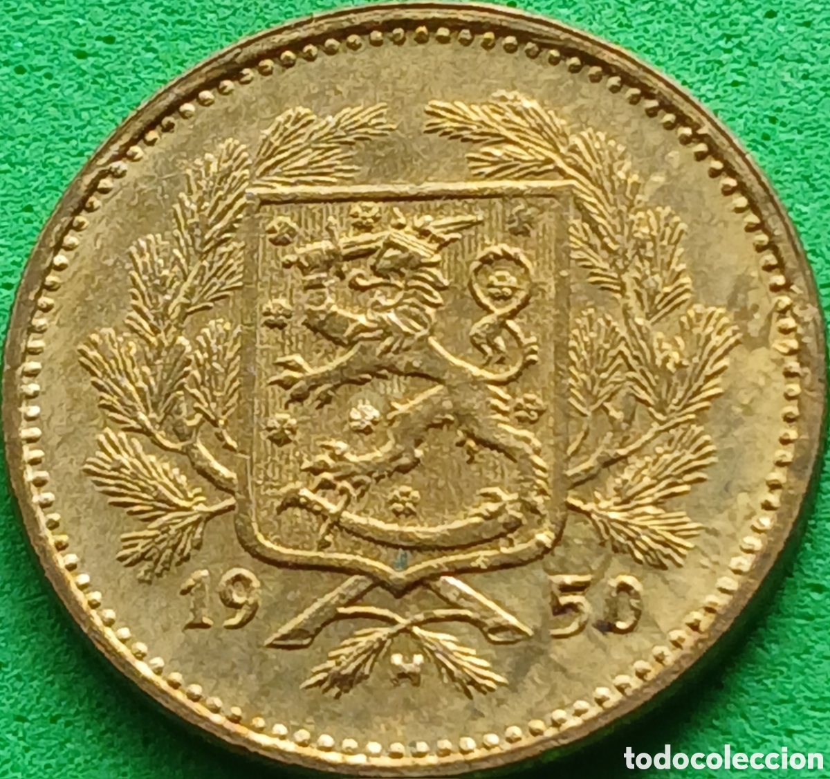 Monedas antiguas de Europa: Finlandia 5 marcos 1950 km#31a