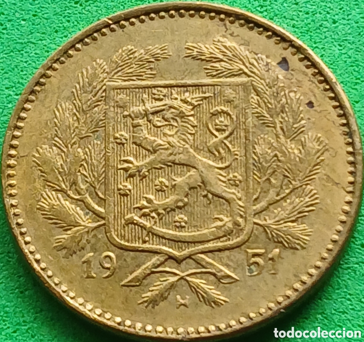 Monedas antiguas de Europa: Finlandia 5 marcos 1951 km#31a