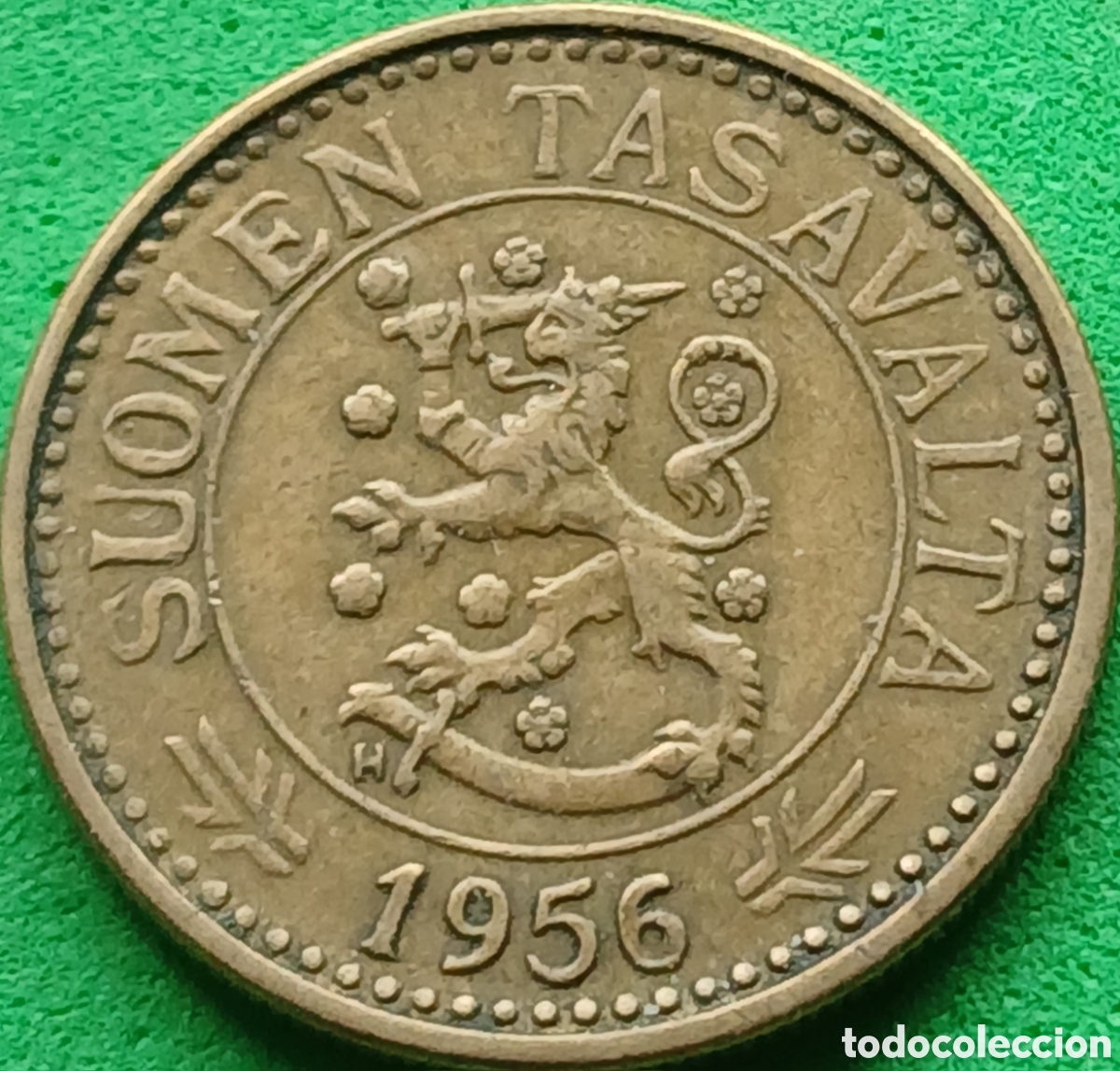 Monedas antiguas de Europa: Finlandia 10 marcos 1956 km#38