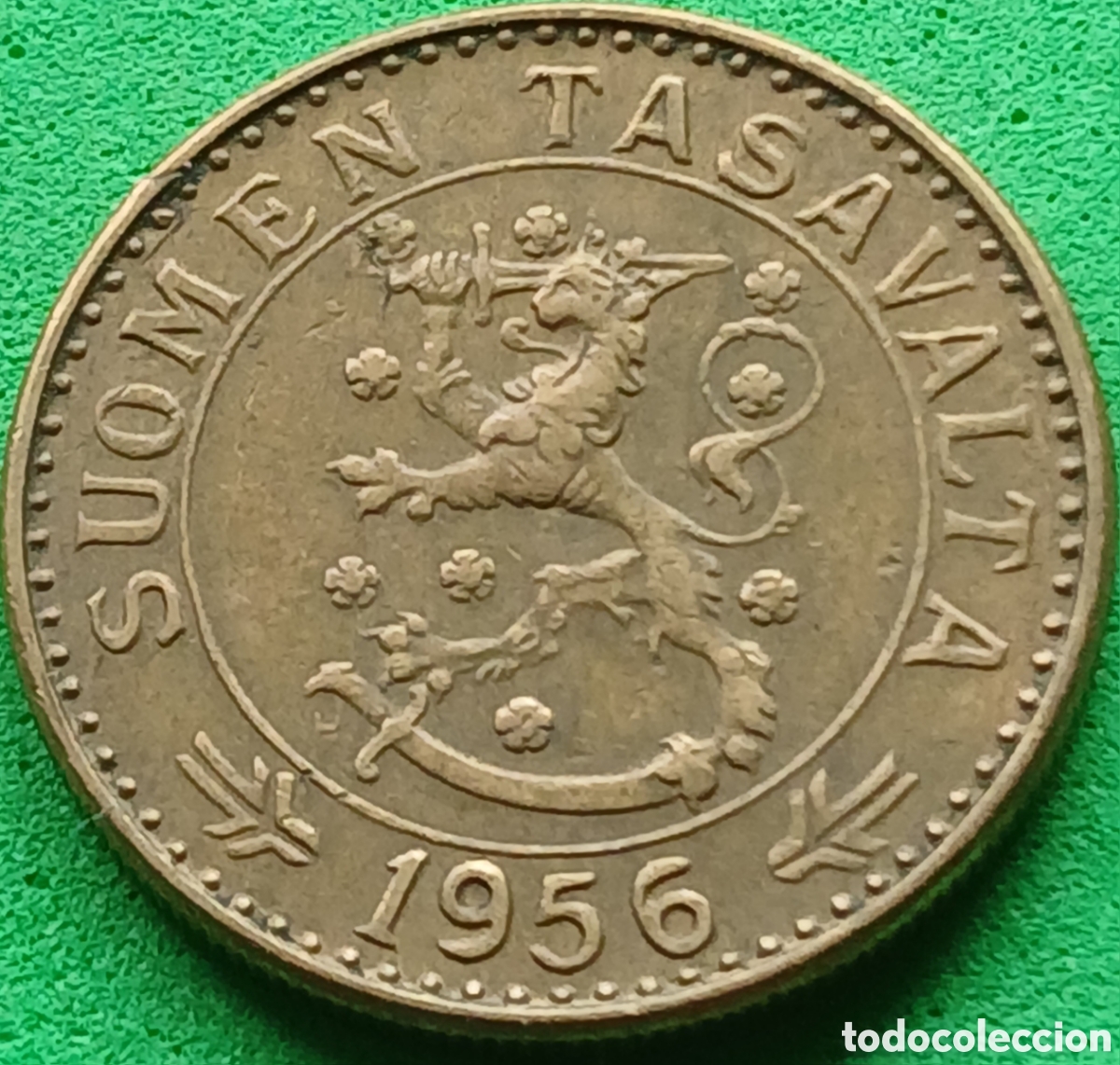 Monedas antiguas de Europa: Finlandia 20 marcos 1956 km#39 poco com&uacute;n