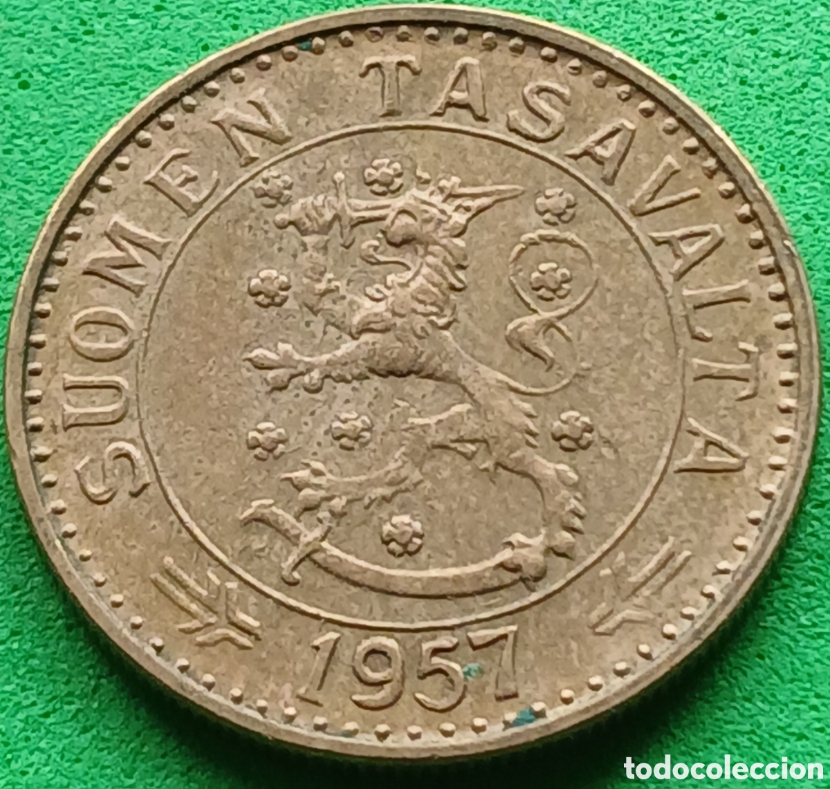 Monedas antiguas de Europa: Finlandia 20 marcos 1957 km#39 ESCASA