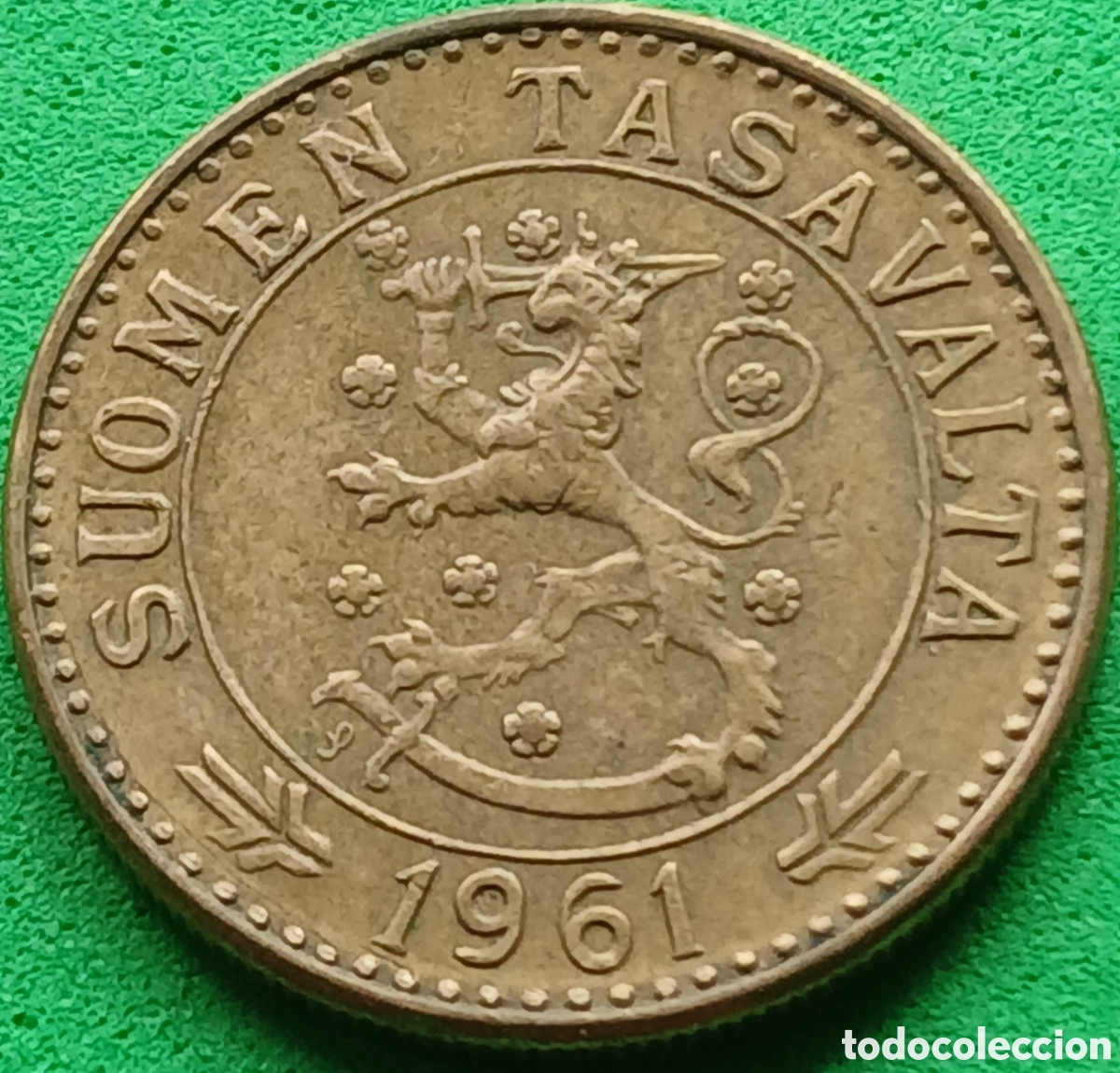 Monedas antiguas de Europa: Finlandia 20 marcos 1961 km#39 poco com&uacute;n