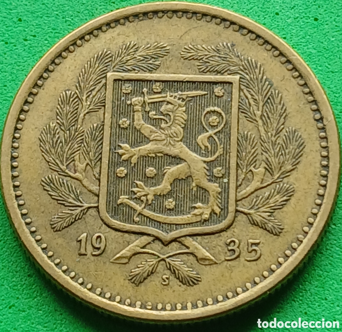 Monedas antiguas de Europa: Finlandia 20 marcos 1935 km#32 poco com&uacute;n