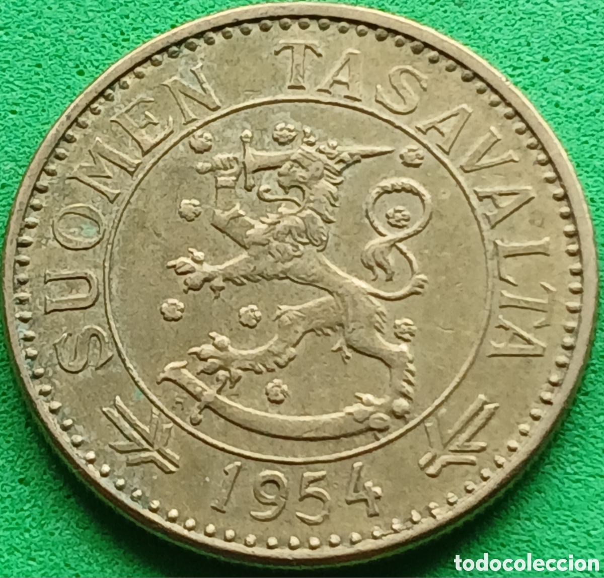 Monedas antiguas de Europa: Finlandia 50 marcos 1954 km#40 ESCASA!