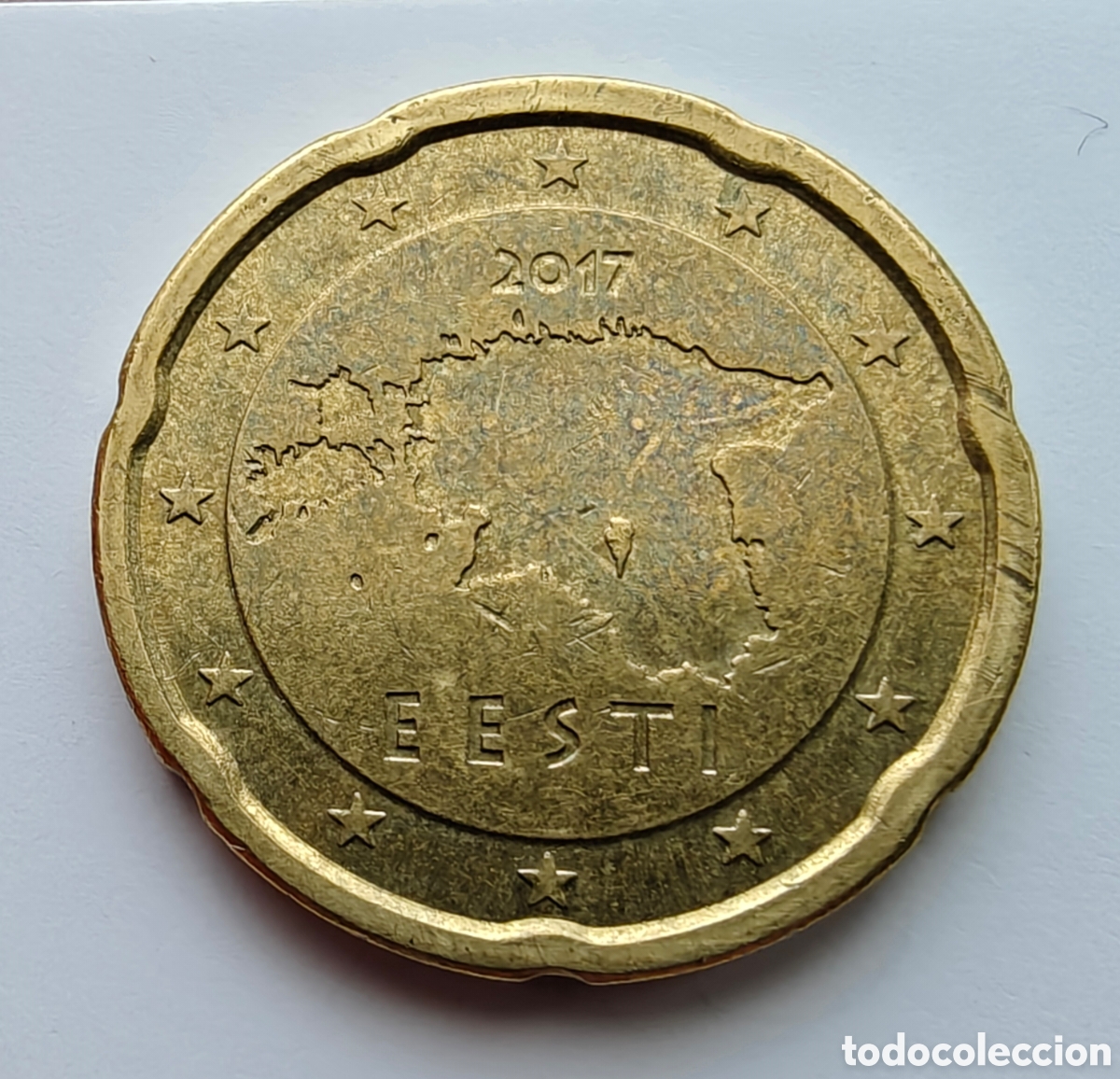 Monedas antiguas de Europa: Moneda 20 C&eacute;ntimos Euro Estonia 2017