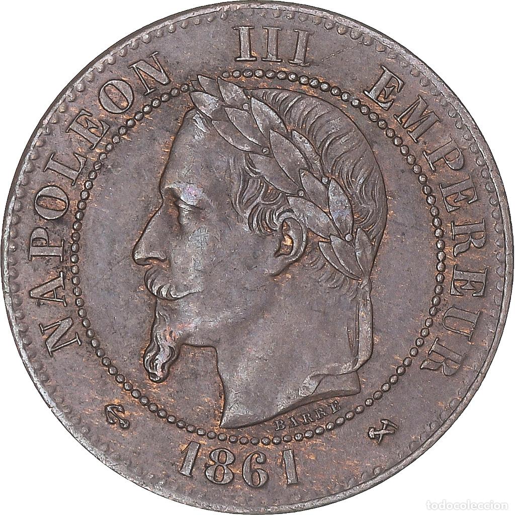 Monedas antiguas de Europa: [#1332394] Moneda, Francia, 2 Centimes, 1861