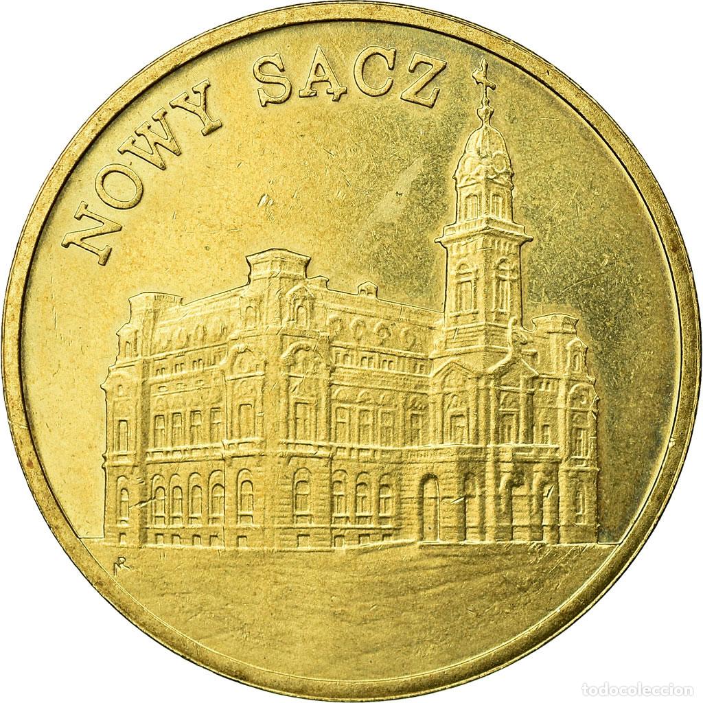 Monedas antiguas de Europa: [#589077] Moneda, Polonia, Nowy Sacz church, 2 Zlote, 2006, Warsaw, MBC, Lat&oacute;n, KM:573