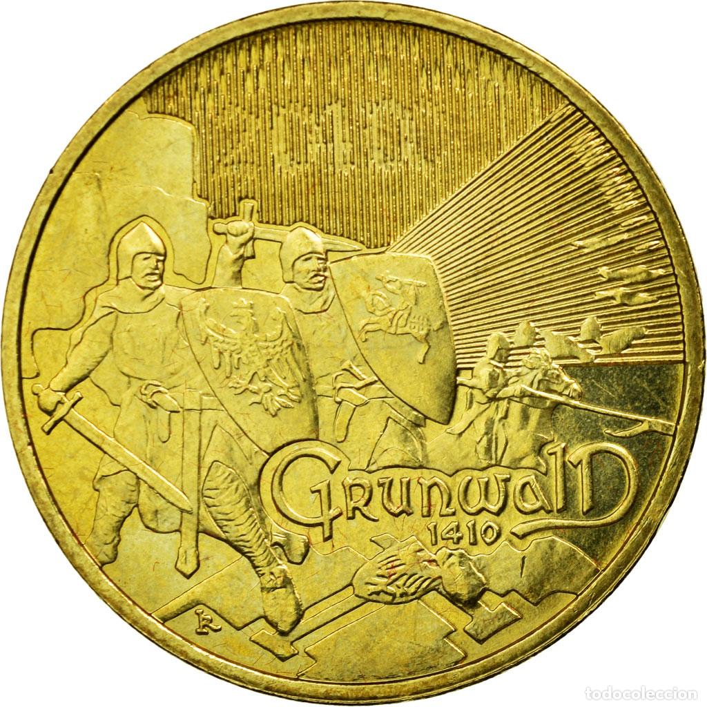 Monedas antiguas de Europa: [#671473] Moneda, Polonia, 2 Zlote, 2010, Warsaw, MBC, Lat&oacute;n, KM:732