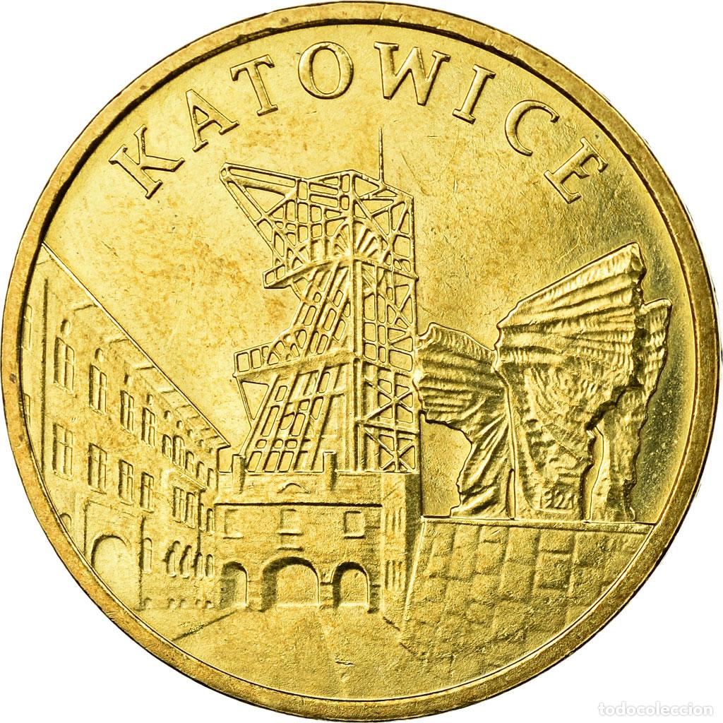Monedas antiguas de Europa: [#721626] Moneda, Polonia, City of Katowice, 2 Zlote, 2010, Warsaw, MBC, Lat&oacute;n, KM:761