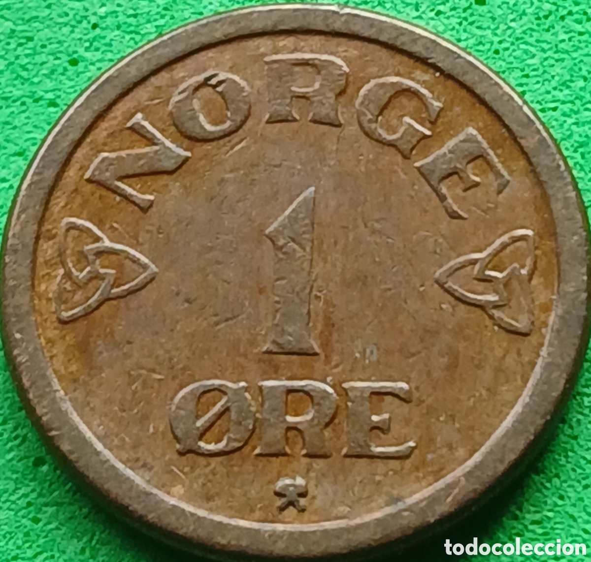 Monedas antiguas de Europa: Noruega 1 ore 1952 km#398