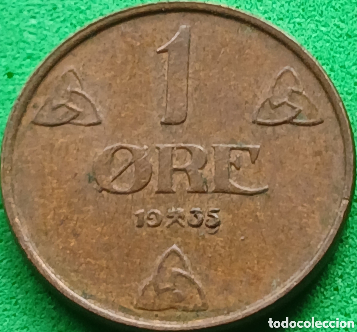 Monedas antiguas de Europa: Noruega 1 ore 1935 km#367