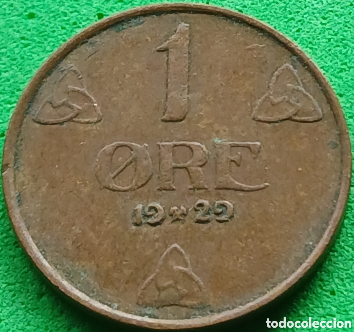 Monedas antiguas de Europa: Noruega 1 ore 1929 km#367