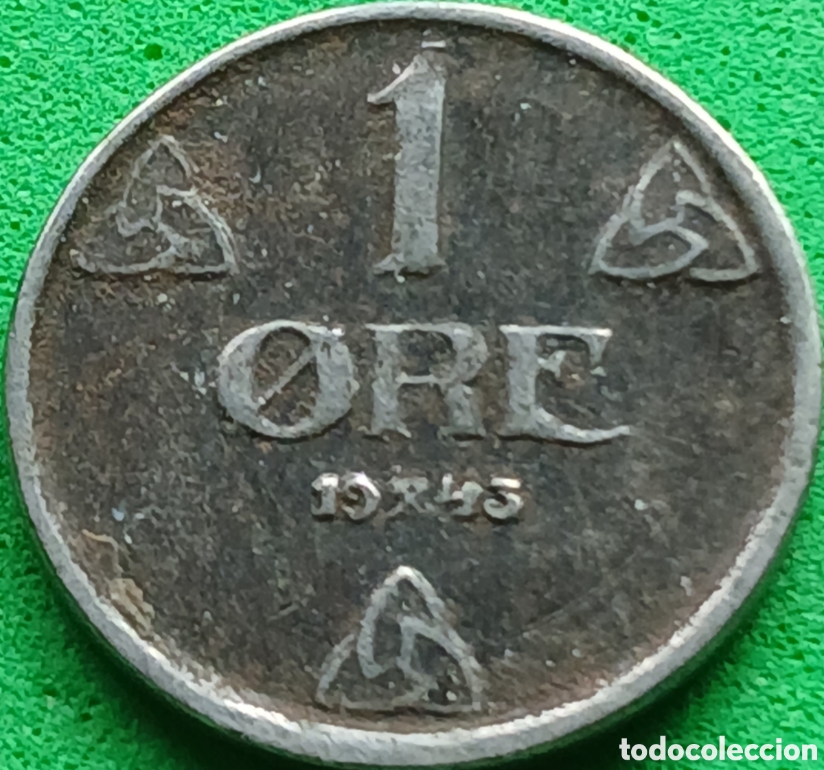 Monedas antiguas de Europa: Noruega 1 ore 1943 km#387