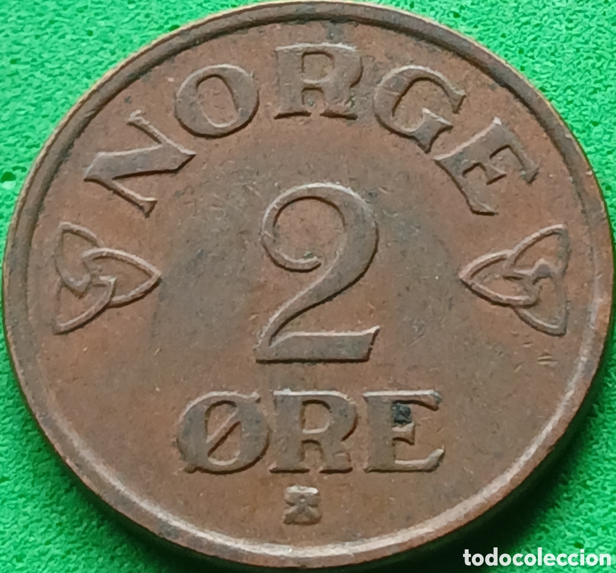 Monedas antiguas de Europa: Noruega 2 ore 1956 km#399