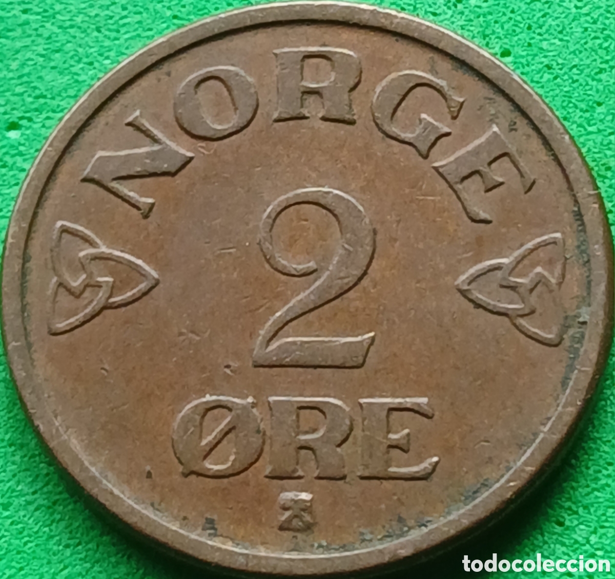 Monedas antiguas de Europa: Noruega 2 ore 1954 km#399